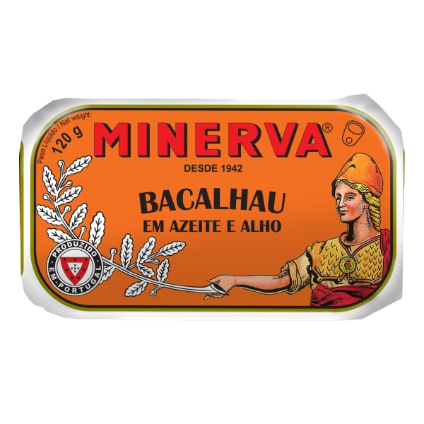 Canned Cod Fish with Olive Oil and Garlic by Minverva the Portuguese Cannery