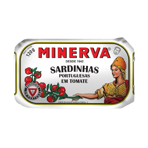 Canned Sardines in Tomato sauce by Minerva the Portuguese Canned Sardines Cannery