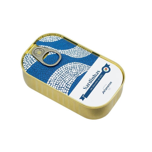 Avianense Chocolate - Small Chocolate Sardine in a can decorated with the traditional portuguese tiles